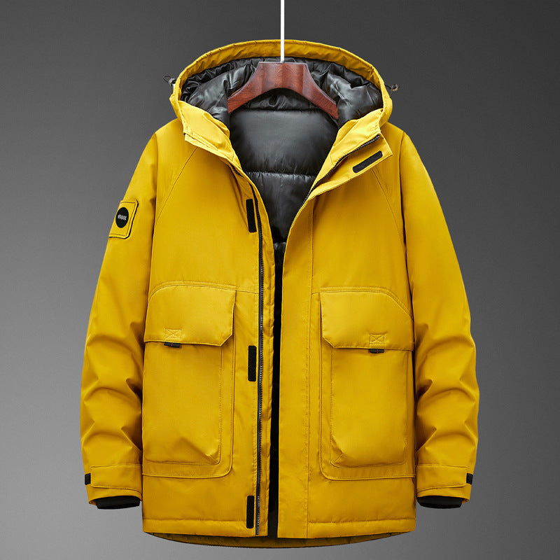 Men's Technical Parka with Waterproof Softshell Outer Shell and Quilted Thermal Insulation Mune Fashion
