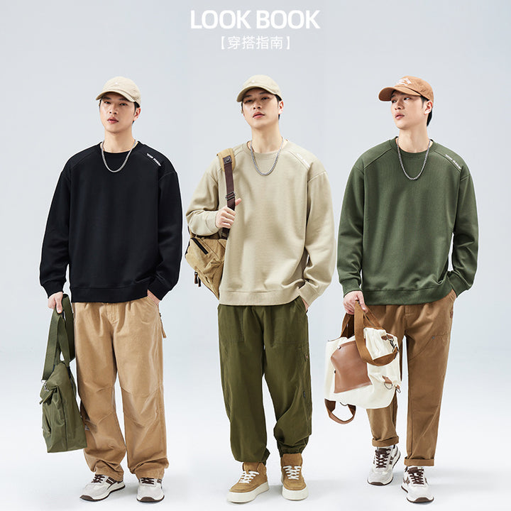 Men's Comfortable Sweatshirt with Innovative Design Mune Fashion