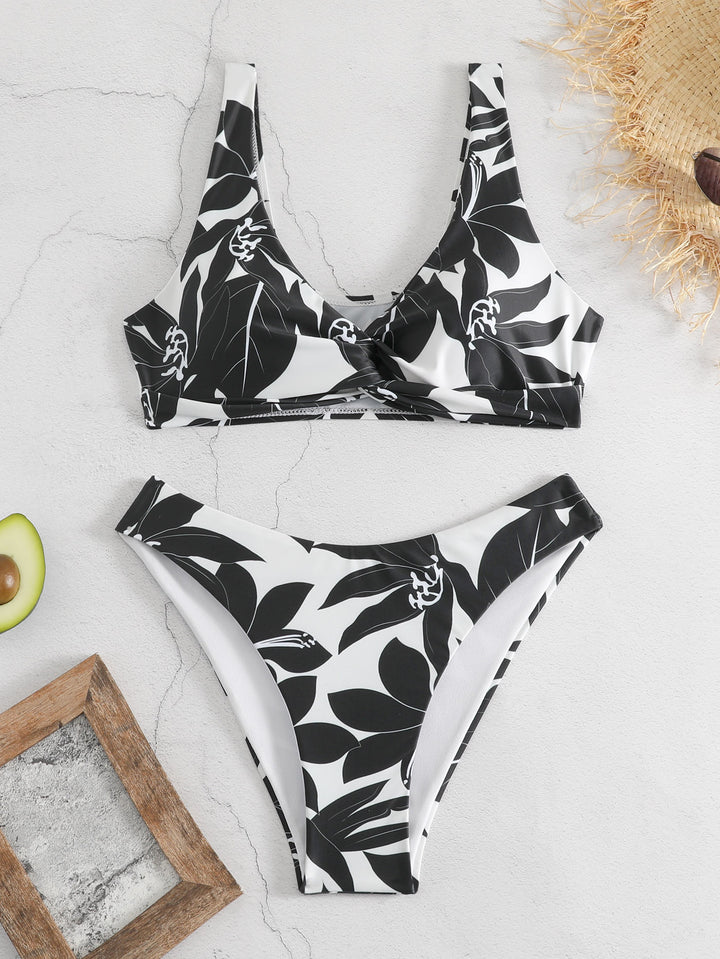 Women Bikini Set with Floral Design Mune Fashion
