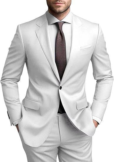 Men's tailored single-button suit set with slim silhouette and stretch comfort Mune Fashion