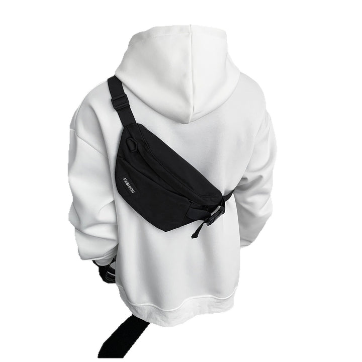 Men's Oversize Hoodie with Diagonal Insert and Kangaroo Pocket Mune Fashion