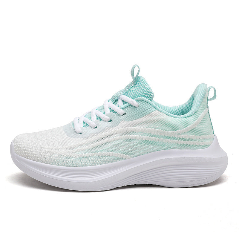 Women's knitted sports sneakers with ergonomic memory foam insole and profiled lightweight sole Mune Fashion