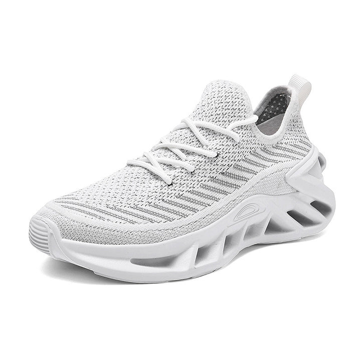 Men's lightweight breathable knit sneakers with cushioned ergonomic outsole Mune Fashion