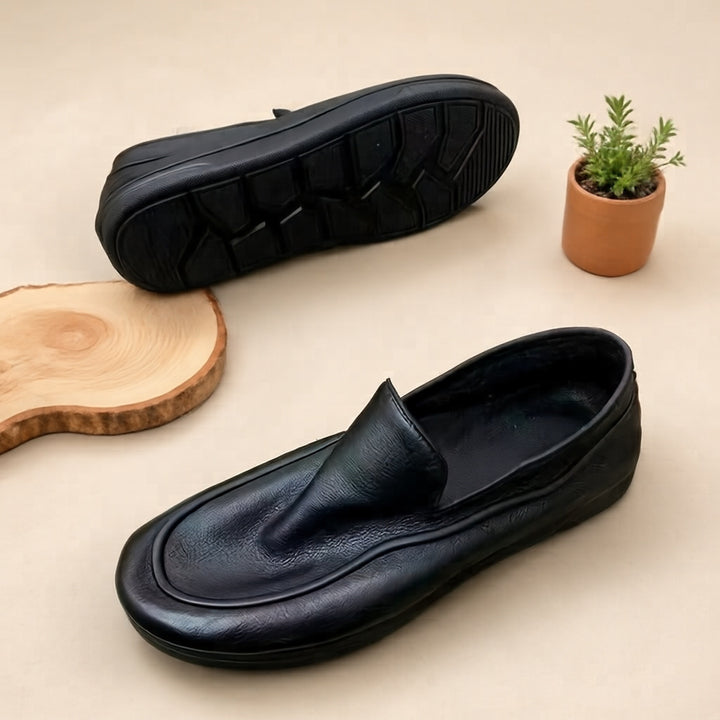 Men's Elegant Leather Moccasins Mune Fashion 1788175102