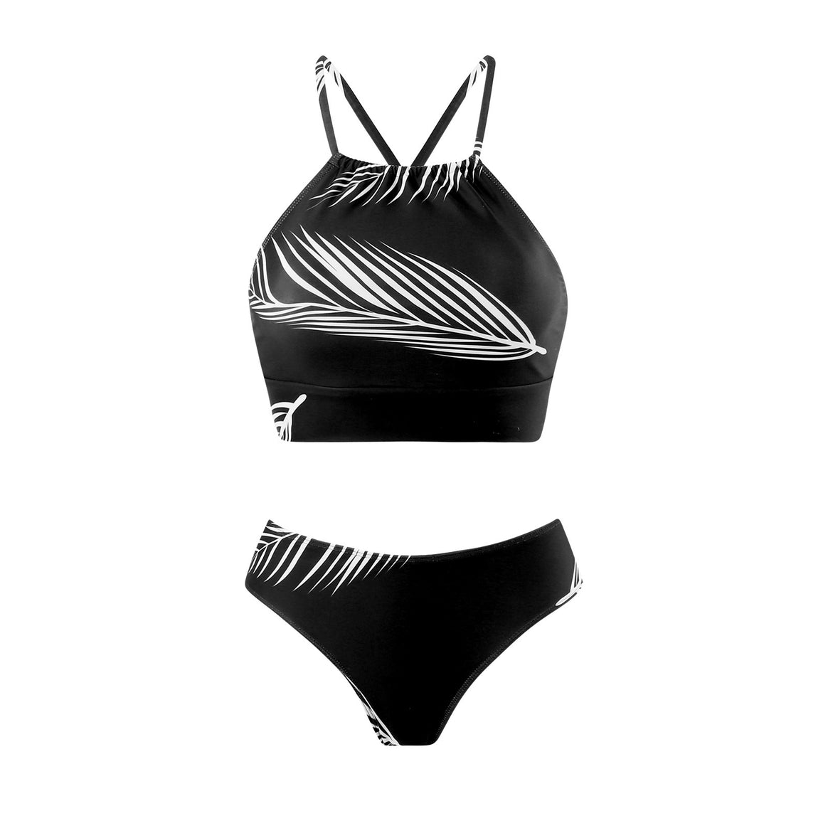 Ladies bikini set with floral design and chic wrap skirt Mune Fashion