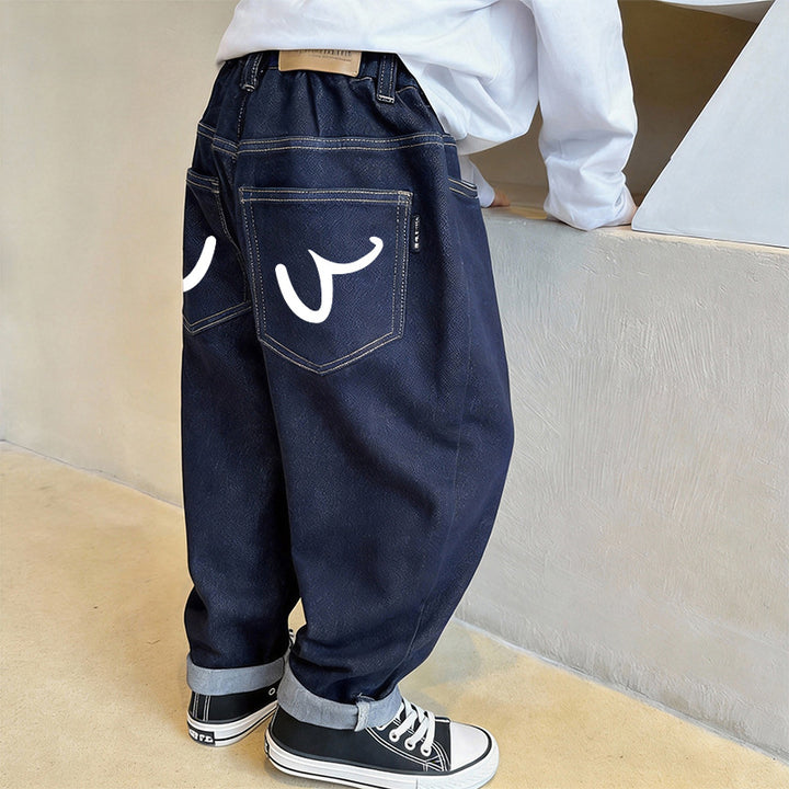 Unisex casual baggy jeans with unique pockets Mune Fashion