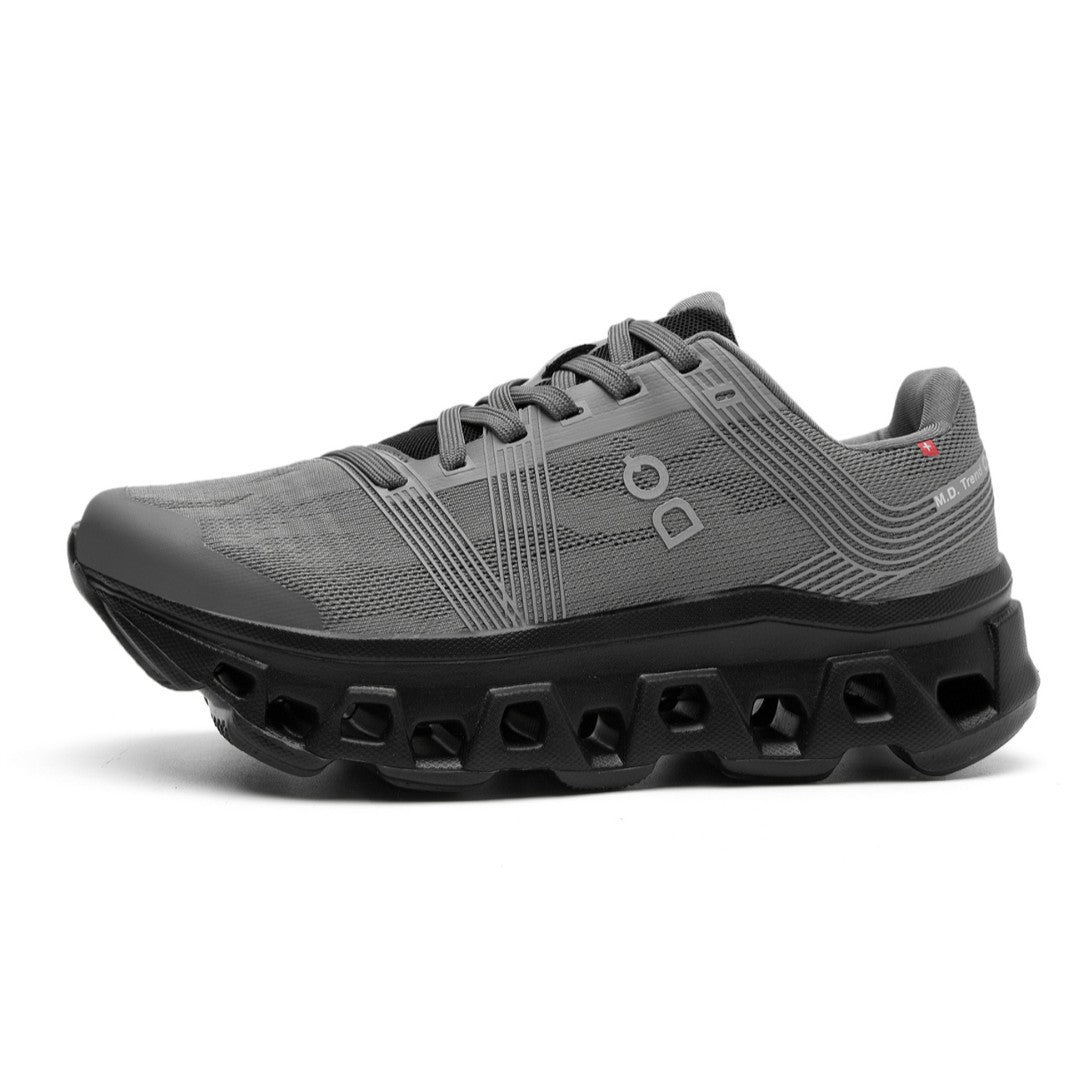 Unisex lightweight road running sneakers with high dynamic rebound midsole and breathable knitted upper Mune Fashion
