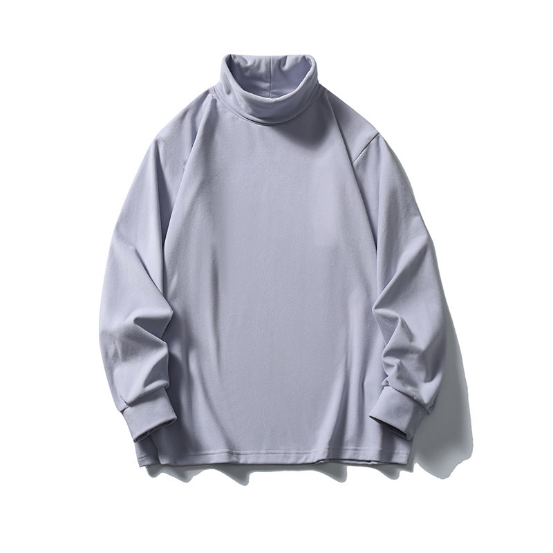 Unisex Oversize-Half-Roll Neck Sweater made of fine Jersey with raglan sleeves and ribbed cuffs Mune Fashion
