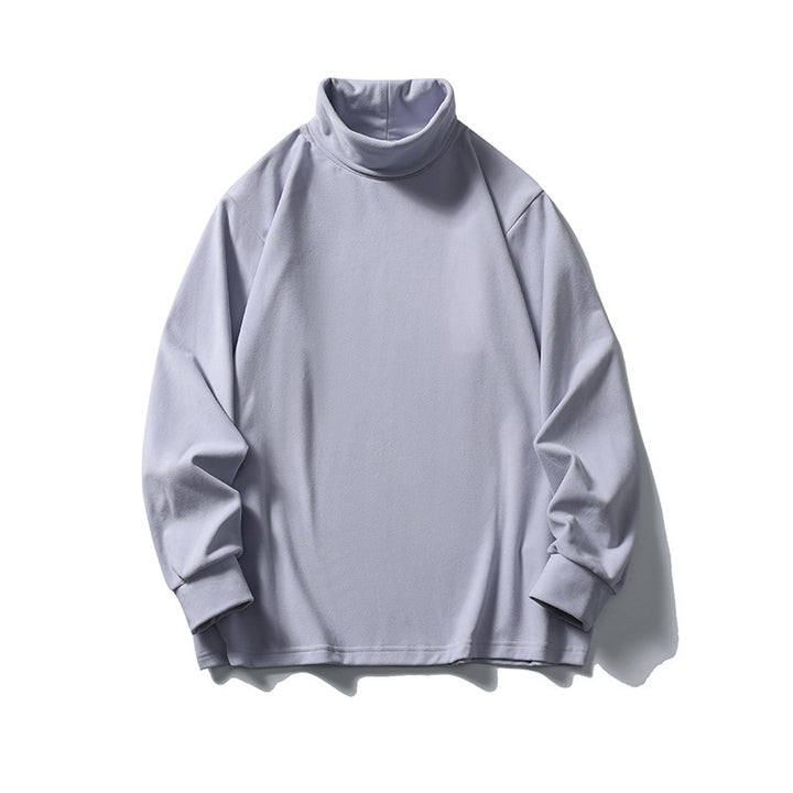 Unisex Oversize-Half-Roll Neck Sweater made of fine Jersey with raglan sleeves and ribbed cuffs Mune Fashion