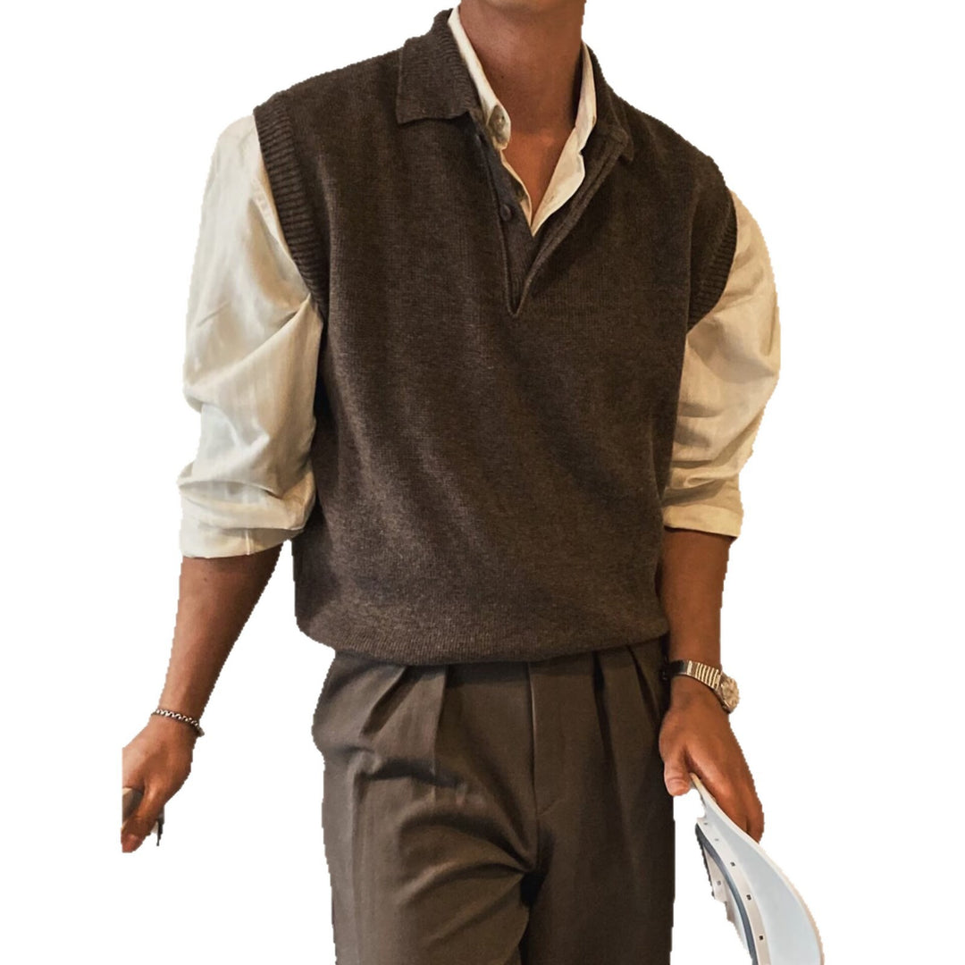 Men's Elegant Chunky Knit Sweater with Cable Pattern Mune Fashion