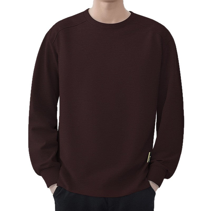 Men's Casual Oversized Sweatshirt with Raglan Sleeves and Brushed Interior Mune Fashion