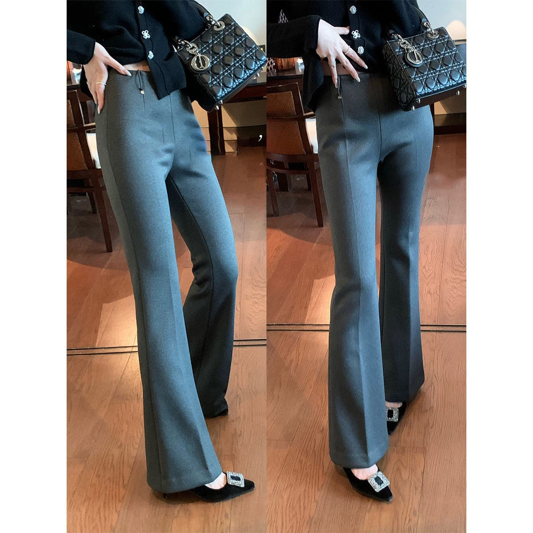 Ladies Elegant Flared Pants Mune Fashion