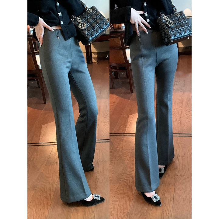 Ladies Elegant Flared Pants Mune Fashion