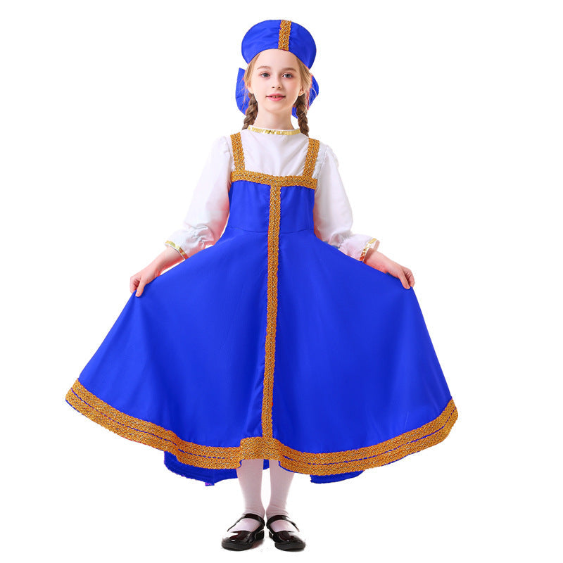 Girl Traditional Party Dress Mune Fashion