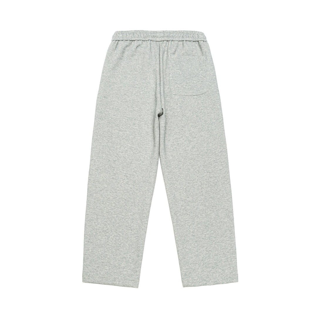 Women's Loose Cropped Sweatpants with Elastic Waistband and Applied Back Pocket Mune Fashion