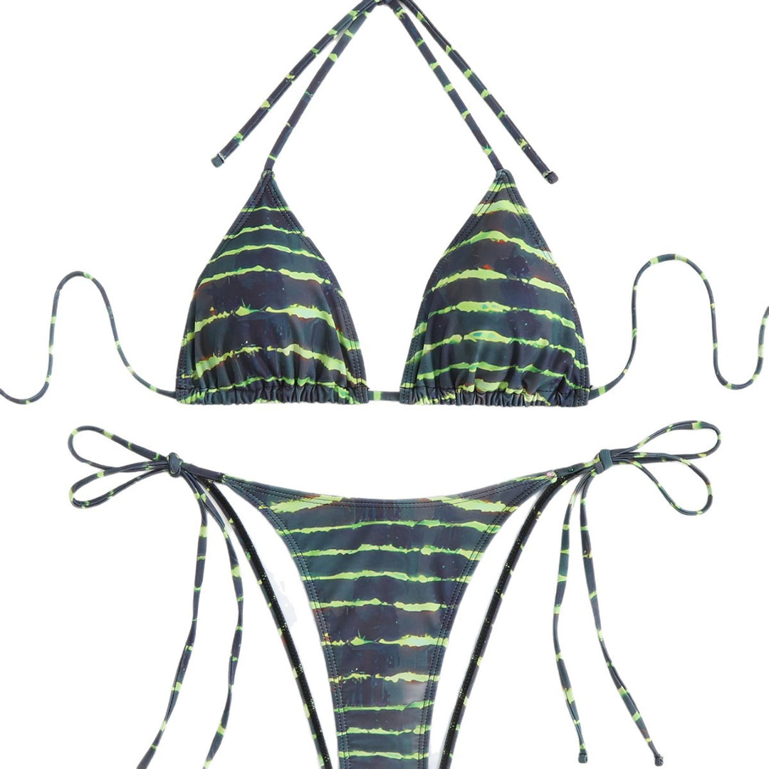 Women's Triangle Bikini with Adjustable Ties Mune Fashion