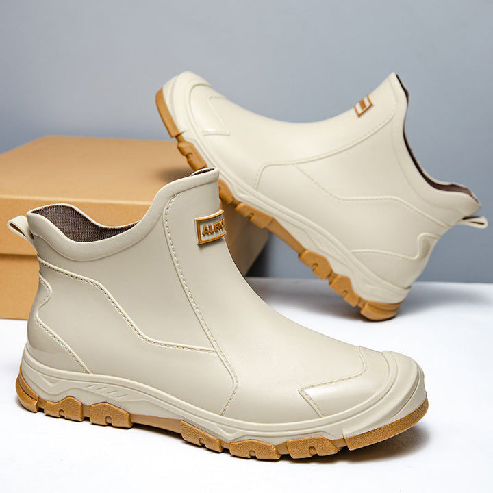 Men's rubber boots with non-slip sole and flexible entry Mune