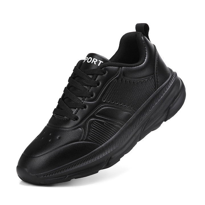 Women's fashionable comfort walking sneakers with shock-absorbing multi-layer sole and padded entry Mune Fashion