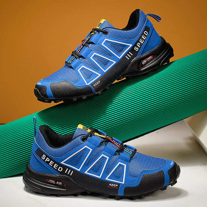 Men's nan robust Trail running shoe with shock-absorbing EVA midsole and grippy profile outsole Mune Fashion