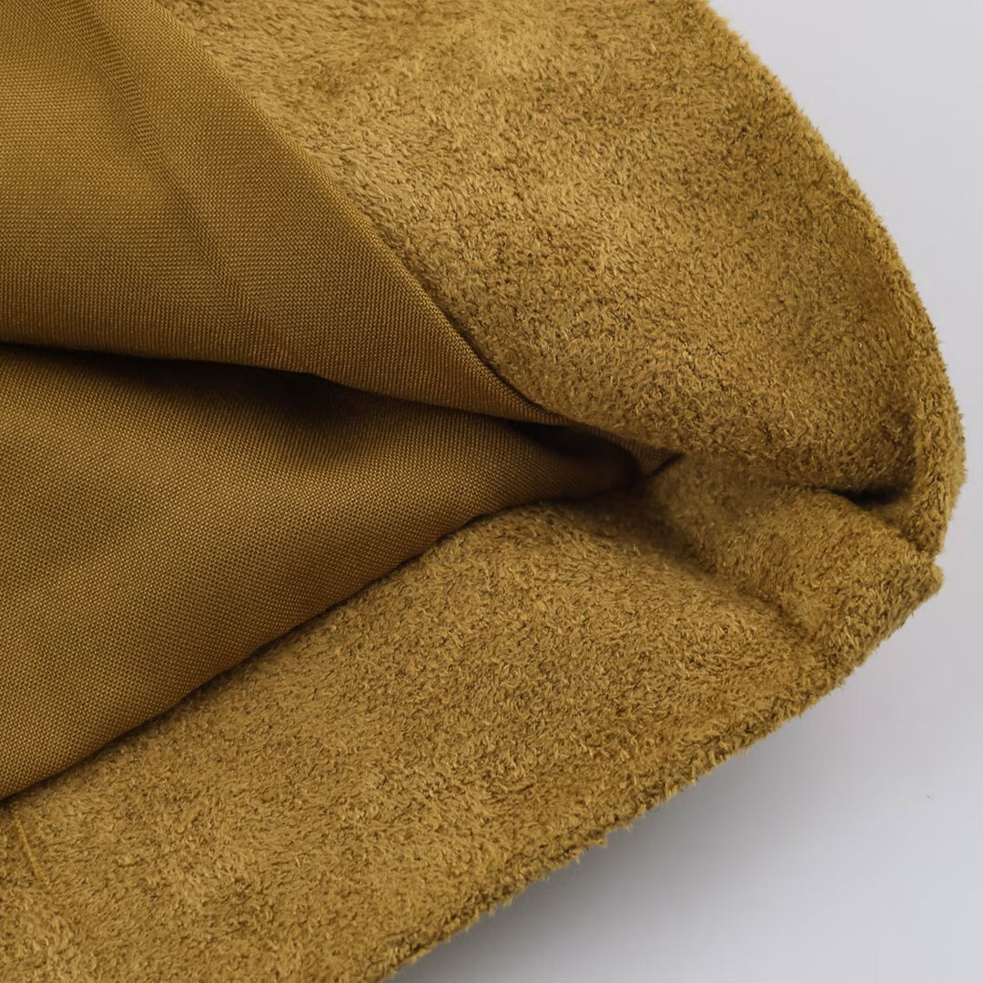 Women's pencil skirt made of suede look with high waist Mune Fashion