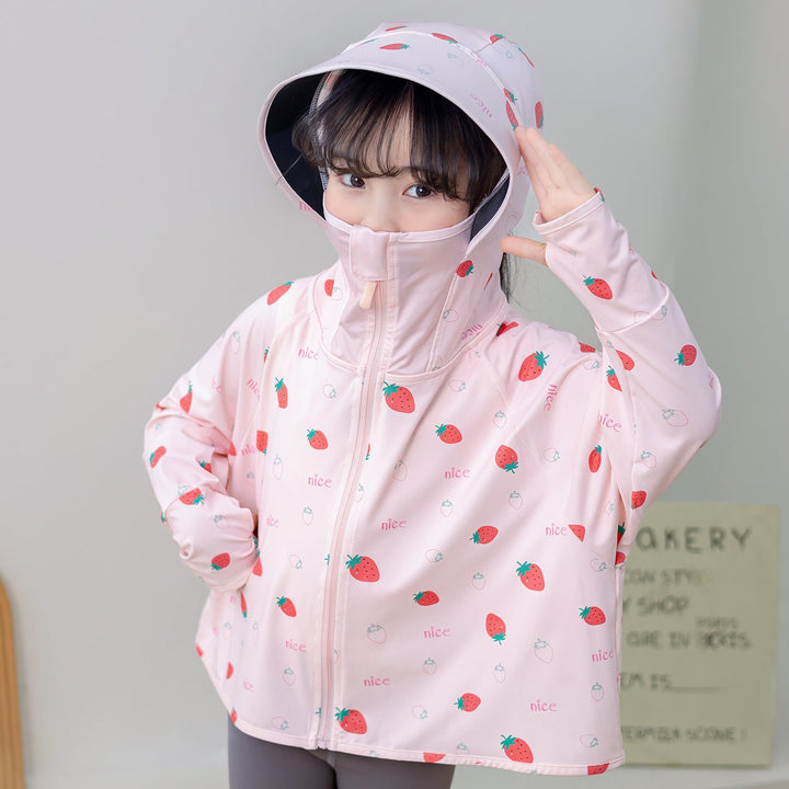 Women's sporty zip jacket with cute print Mune Fashion