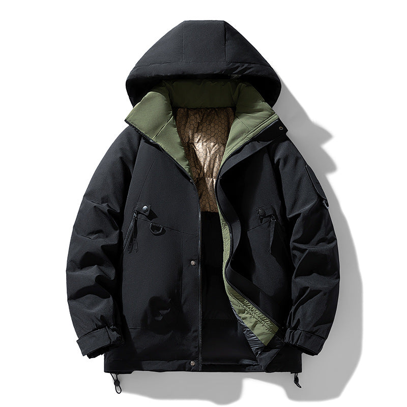 Men's Technical Urban Parka with Thermo Insulation and Multifunctional Pockets Mune Fashion