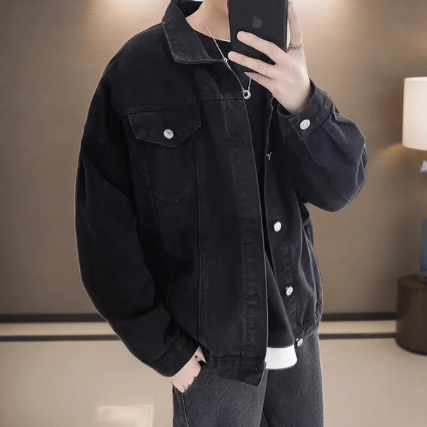 Men's Loose Denim Jacket Mune Fashion