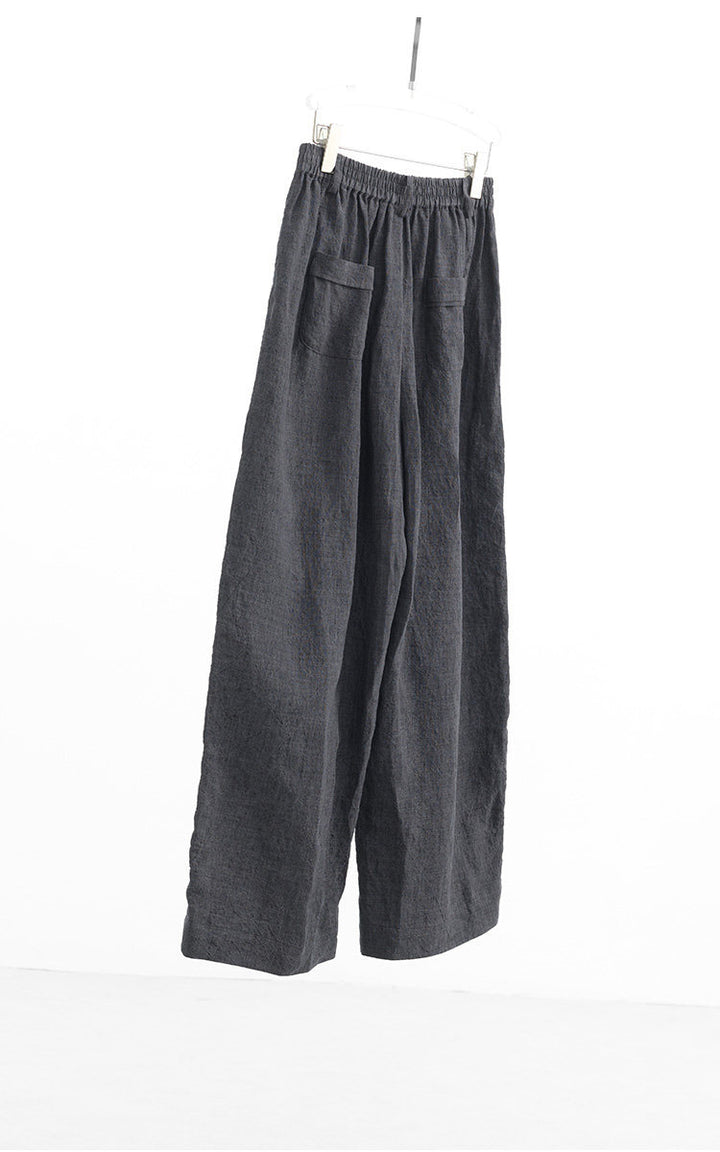 Women's Wide Cut Linen Pants Mune Fashion
