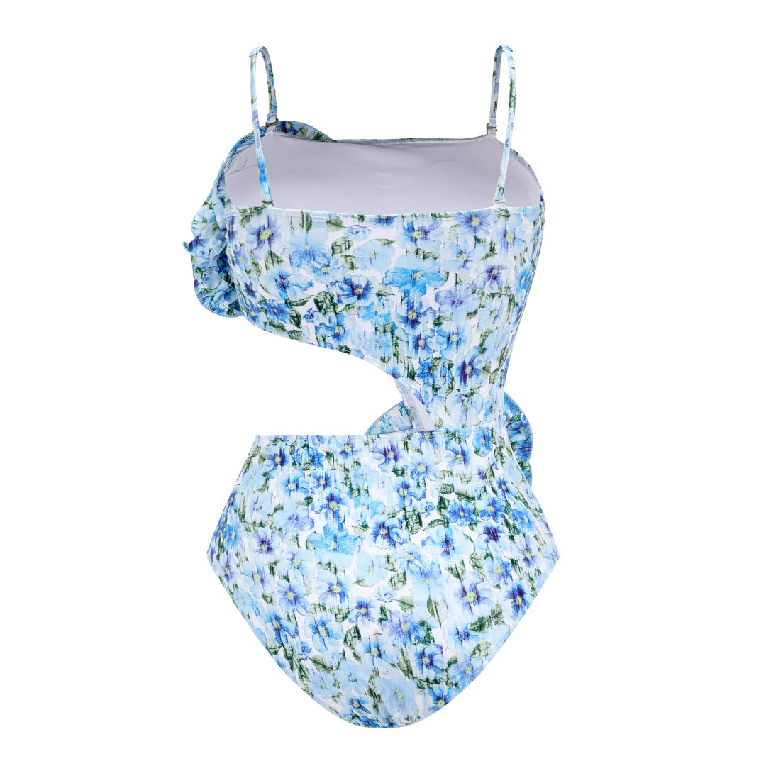 Women's swimsuit with enchanting cut-out design and overlapping neckline Mune Fashion