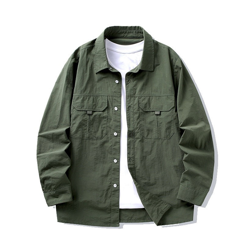 Men's Trendy and Casual Utility Shirt Jacket Mune Fashion