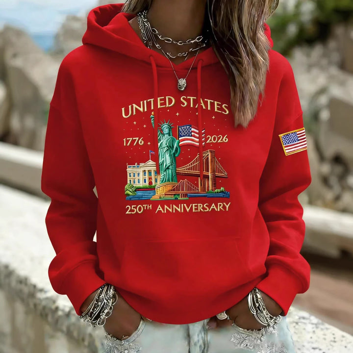 Women's Creative Hoodie with Unique Statuesque Design Mune Fashion