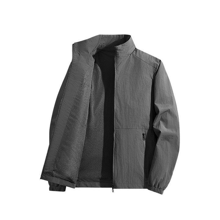 Men's Lightweight Outdoor Jacket with Breathable Material