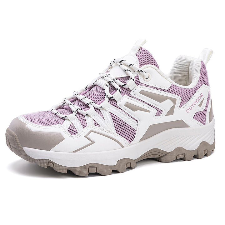 Men's robust trail and hiking sneaker with multi-terrain profile sole, breathable mesh upper, and reinforced toe cap Mune Fashion