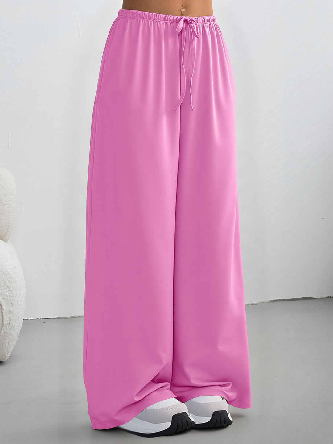 Women Soft Hoodie Pants with Elastic Mune Fashion