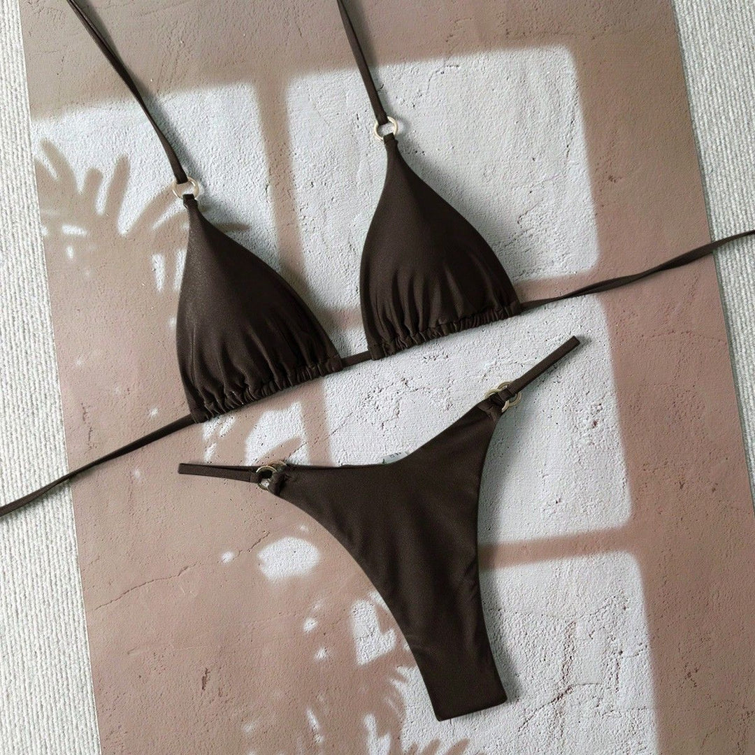 Ladies Triangle Bikini with stylish accents Mune Fashion
