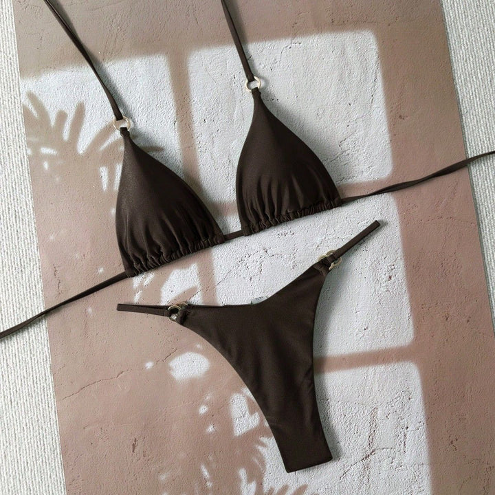 Ladies Triangle Bikini with stylish accents Mune Fashion