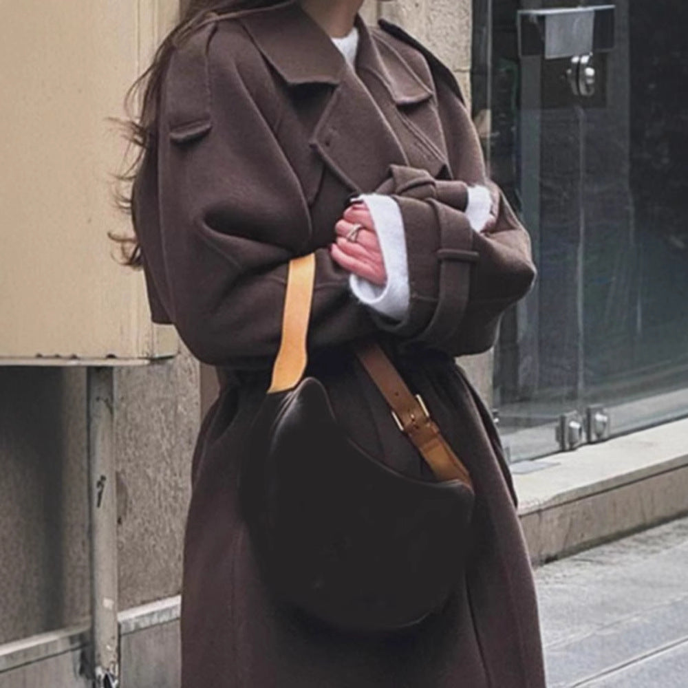 Women oversized wool coat Mune Fashion