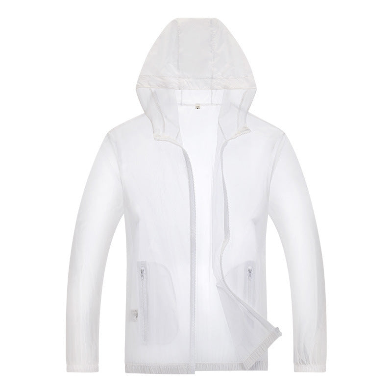 Men's ultralight rain jacket with adjustable hood area and reflective elements Mune Fashion