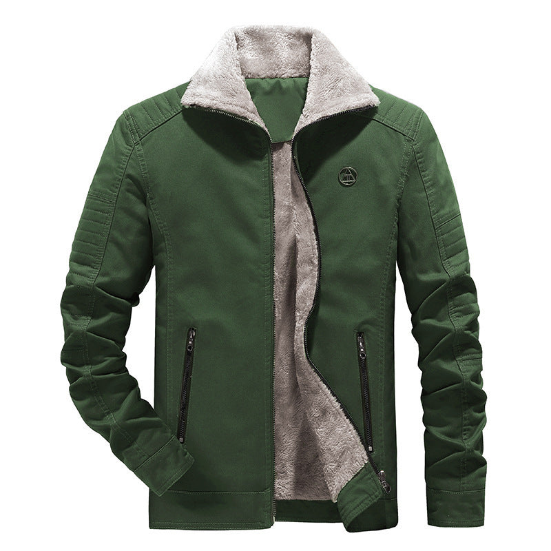 Men's hybrid flight jacket with teddy fleece lining and quilted sleeve yoke Mune Fashion