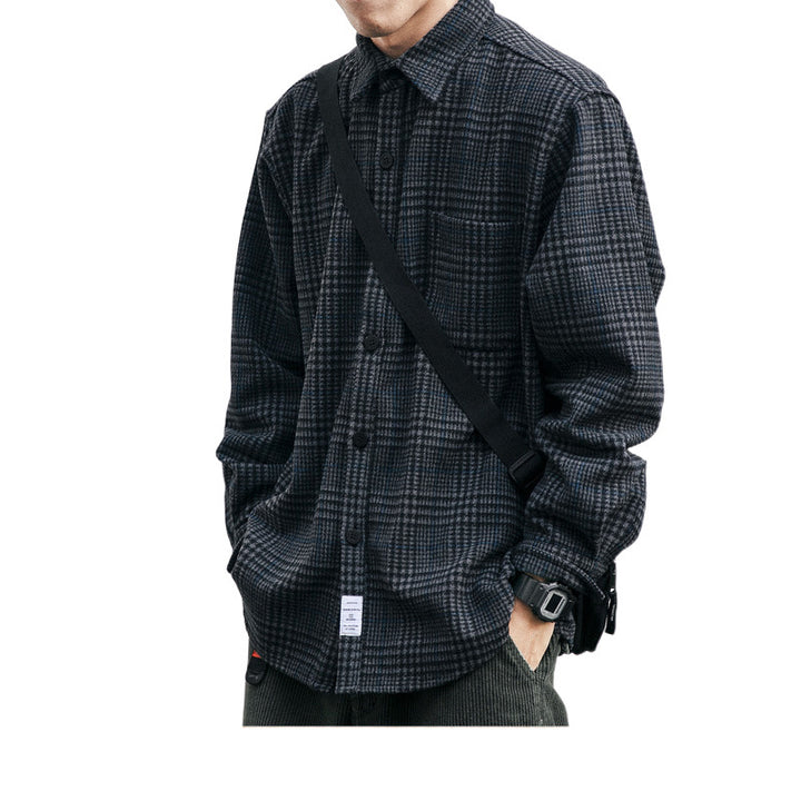 Men's Casual Check Shirt Mune Fashion