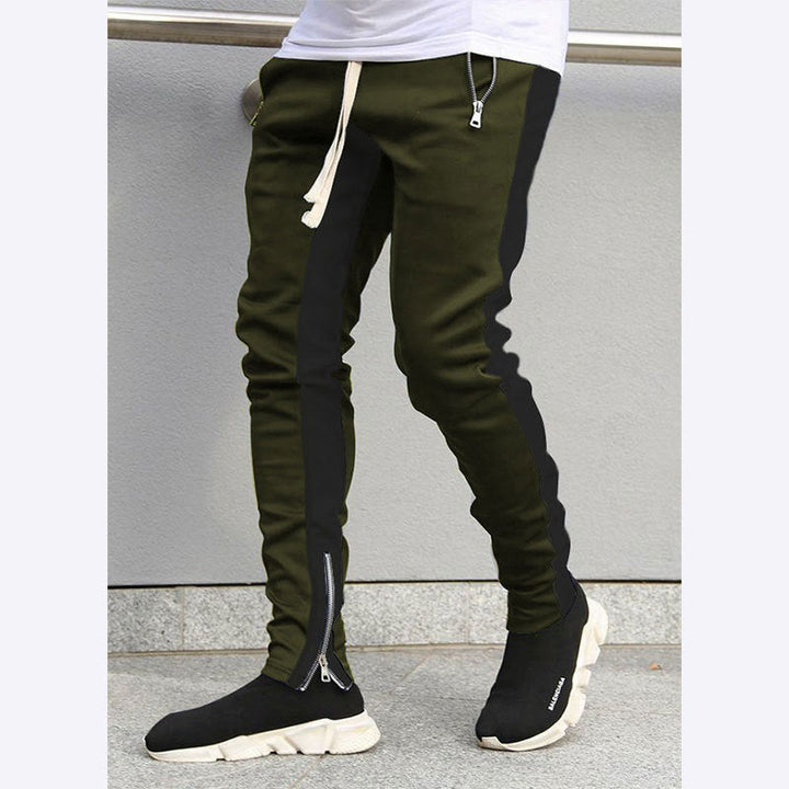 Men's Stylish Slim-Fit Jogging Pants with Side Pockets Mune Fashion