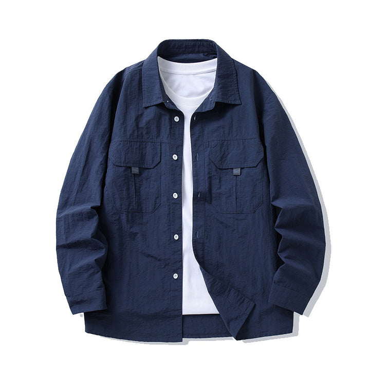 Men's Trendy and Casual Utility Shirt Jacket Mune Fashion