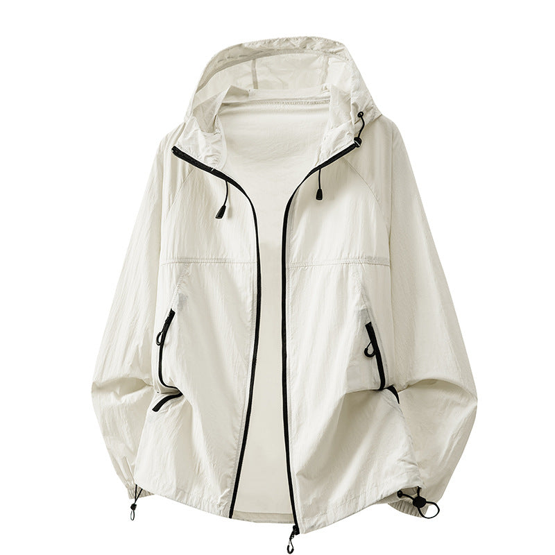 Men's Technical Hooded Jacket with Zipper Mune Fashion