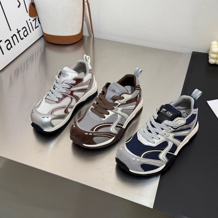 Women's Sportive Retro-Chunky-Sneaker with breathable mesh and sturdy profile sole Mune Fashion