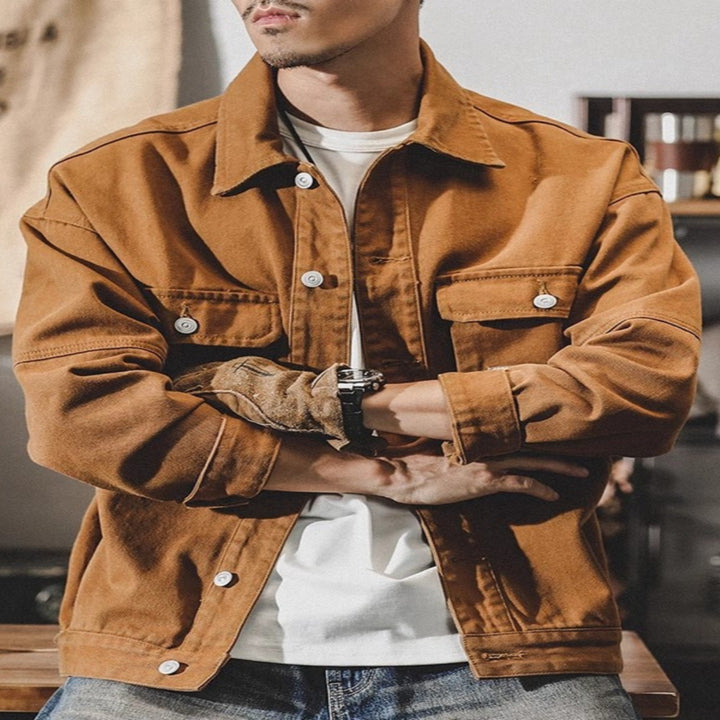 Men's Casual Utility Jacket with Practical Pockets Mune Fashion