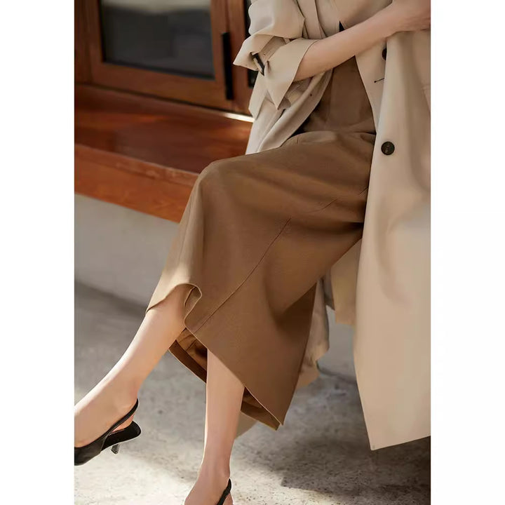 Ladies High-waisted, elegant A-line skirt Mune Fashion