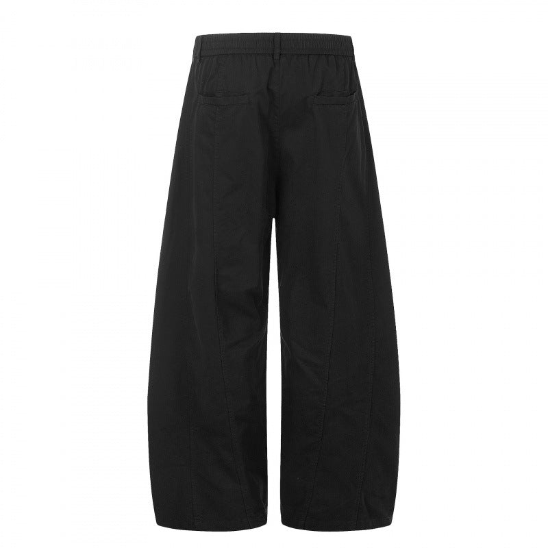 Women's wide culotte pants in cropped look with elastic waistband Mune Fashion