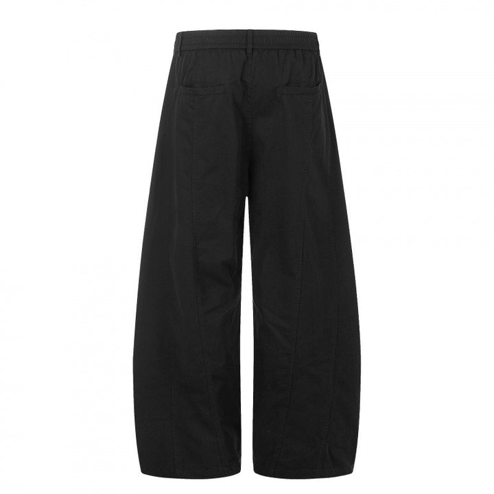 Women's wide culotte pants in cropped look with elastic waistband Mune Fashion