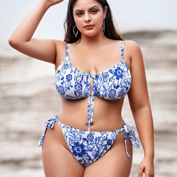 Women Floral Print Bikini Set Mune Fashion