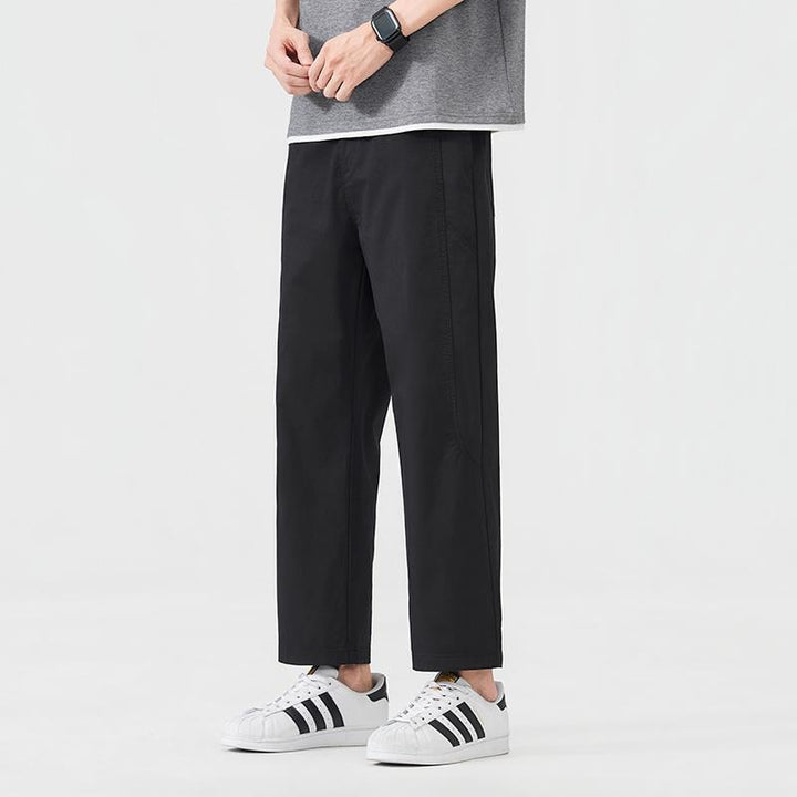Men's Casual Relaxed Fit Fabric Pants Mune Fashion